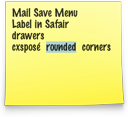 A Clipping of the Stickies Widget